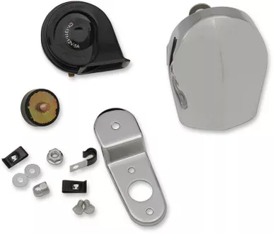 Drag Specialties Horn Kit - Chrome-2107-0245