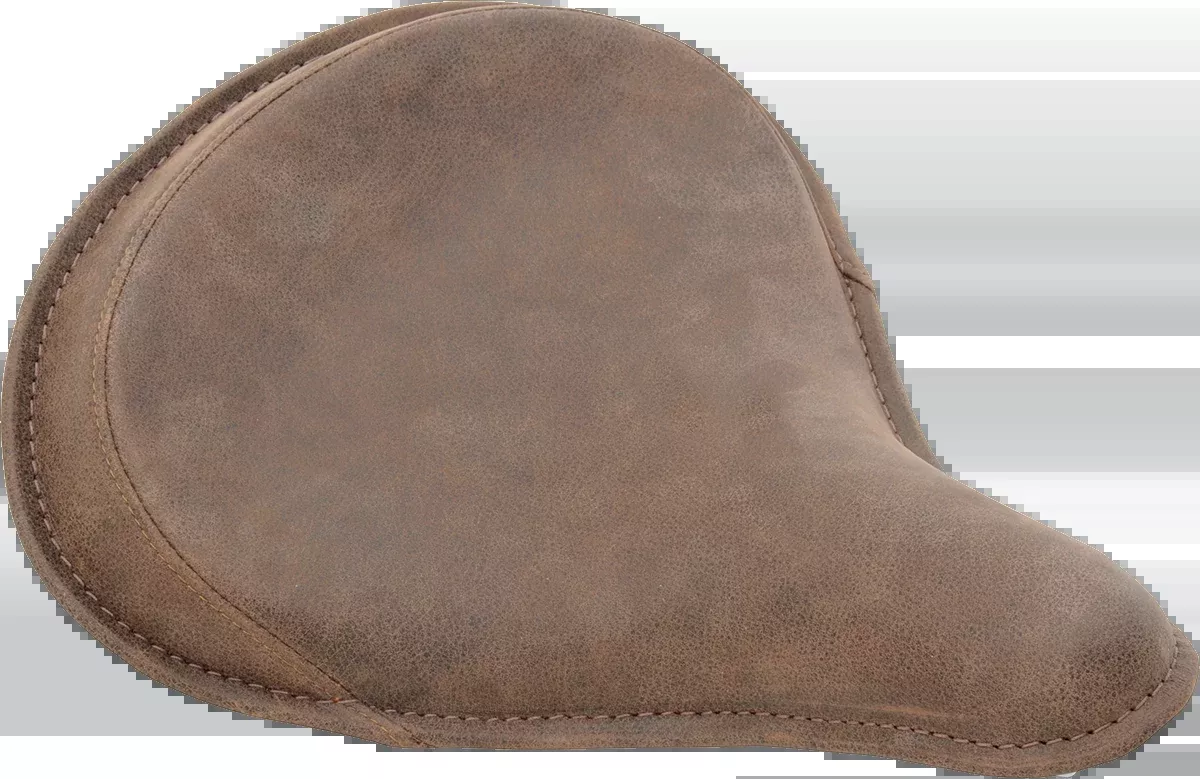 Drag Specialties Large Spring Distressed Brown Solo Seat for Harley Davidson