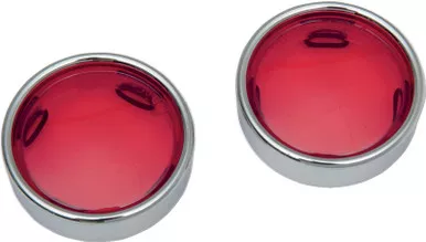 Drag Specialties Lens w/Trim Ring -Red-2020-0549