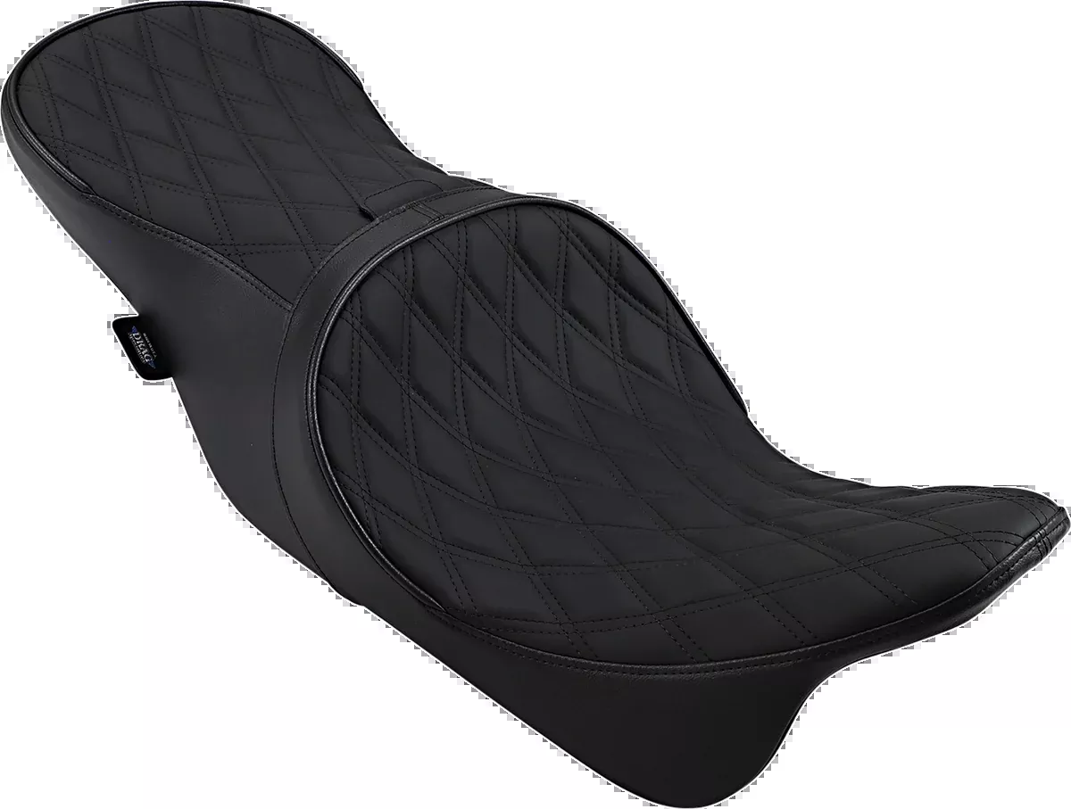 Drag Specialties Low Forward Position Diamond Seat fits 2008-2025 Harley Touring