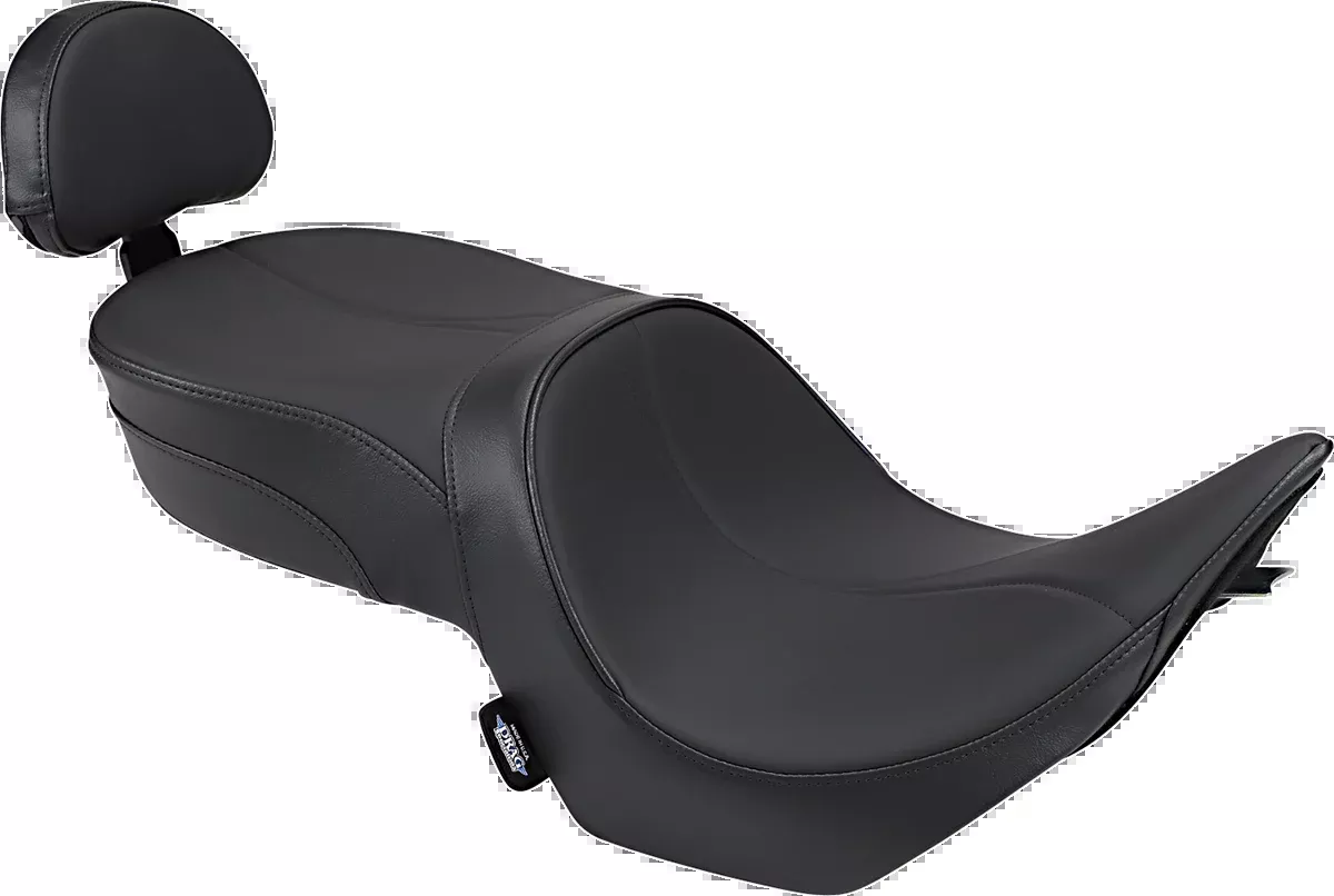 Drag Specialties Low Profile Seat w/ Passenger Backrest 2006-2017 Victory Hammer