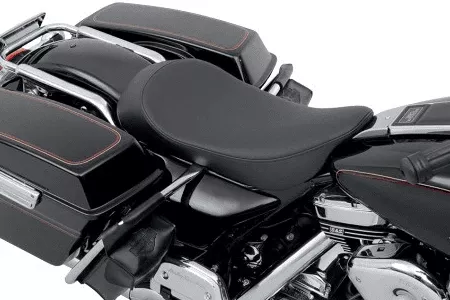 Drag Specialties Low-Profile Solo Seat for '97-07 FLHR (Except for FLHRS/SE) & '06-07 FLHX Models -Smooth
