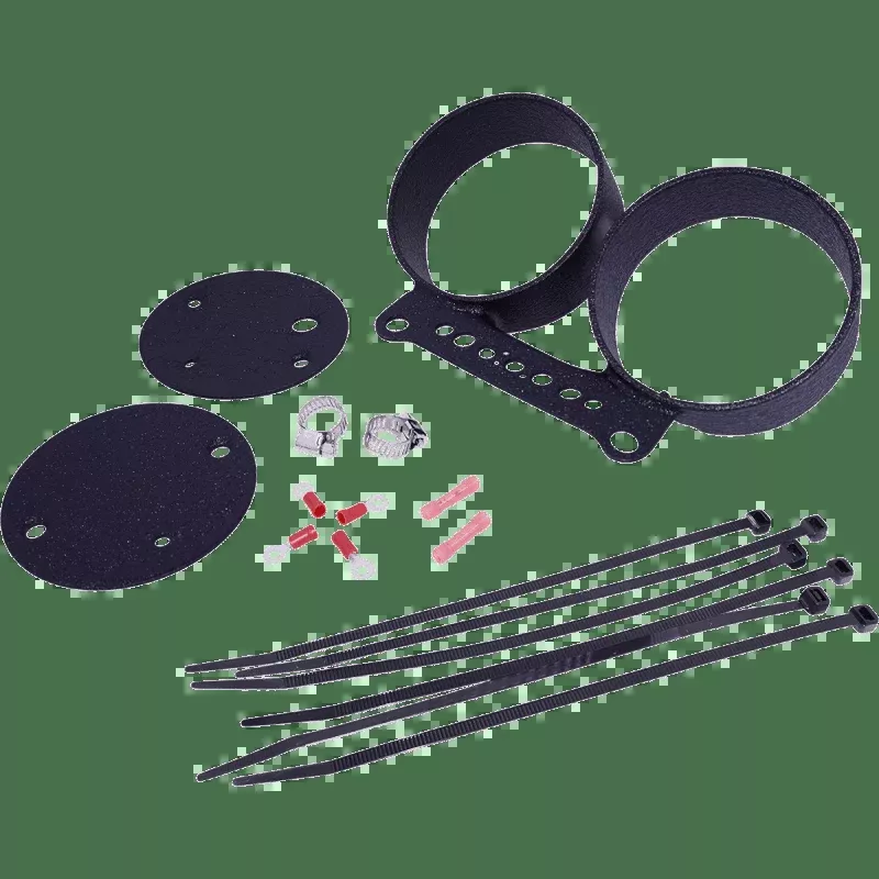 Drag Specialties Mount Gage Wrnkl Double