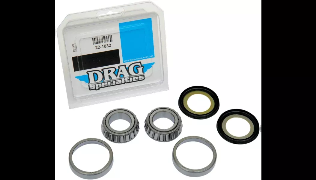 Drag Specialties Neck Post Bearing and Race Complete Replacement Kit