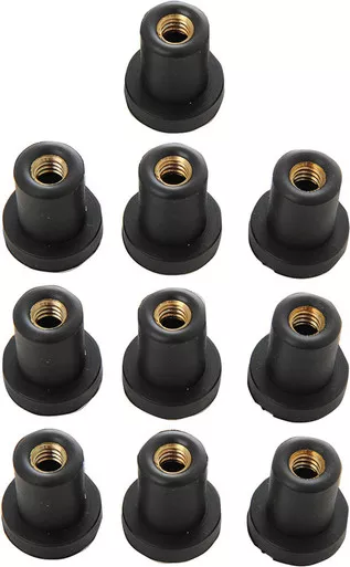 Drag Specialties Nut Well (8099)1/4-20 10Pk-2404-0546