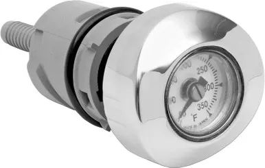 Drag Specialties Oil Plug - With Temperature Gauge-0710-0047
