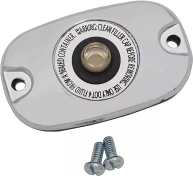 Drag Specialties Rear Master Cylinder Cover - Chrome-1731-0541