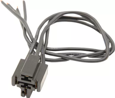 Drag Specialties Relay Socket Assembly - Black Wires-DS272095