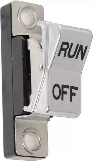 Drag Specialties Rocker Switch - Run/Off - Chrome-DS-272151