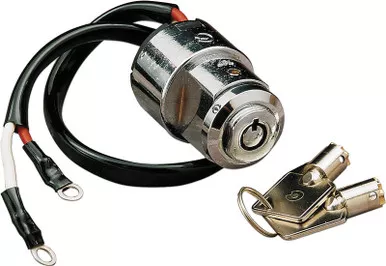 Drag Specialties Round Key Ignition Switch - Dyna-DS-272113