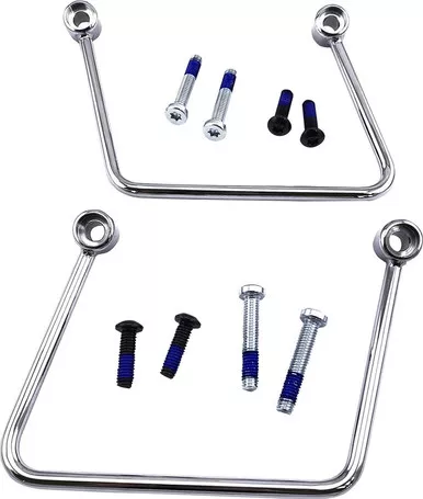 Drag Specialties Saddlebag Support Kit - Chrome - '18+-3521-0129