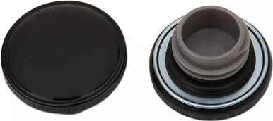 Drag Specialties Screw-In Gas Cap - Black - Non-Vented-0703-0818