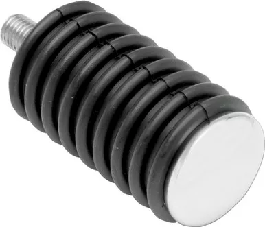 Drag Specialties Shift Pegs - Rubber - Chrome End-DS-253407