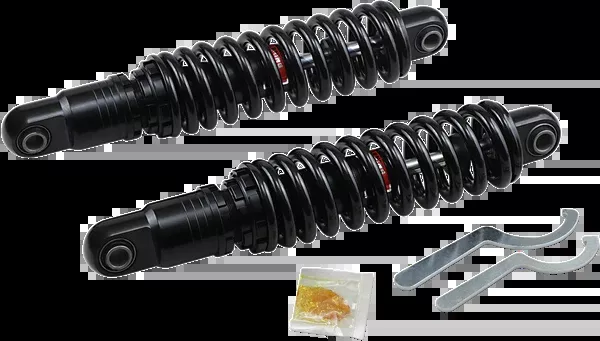 Drag Specialties Shocks Premium Ride-Height Adjustable Shocks - 13" - Black - Heavy Duty - Black