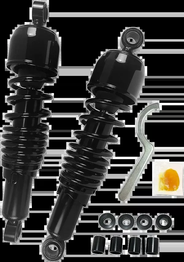Drag Specialties Shocks Replacement Shock Absorbers – 12.5″ – Black