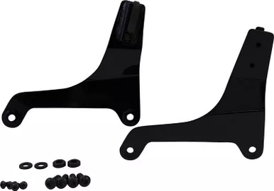 Drag Specialties Side Plates - Black-1504-0069