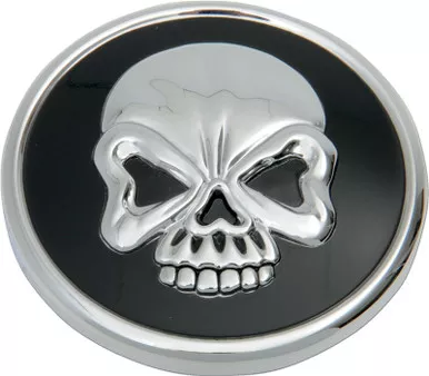 Drag Specialties Skull Gas Cap - Non-Vented - Screw-In-0703-0525