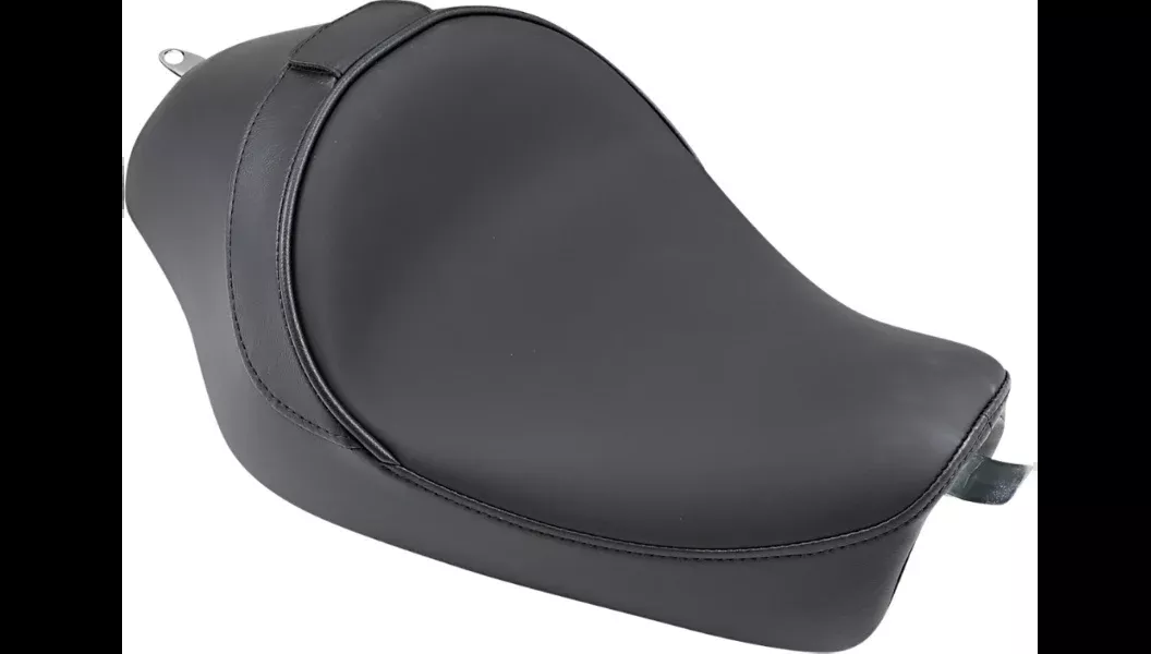 Drag Specialties Smooth Solo Seat W/ EZ Glide 2 Backrest Option 4 Harley 04-22 XL