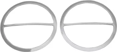 Drag Specialties Speaker Accent Trim - 96-13 FLHT - Chrome-4405-0426