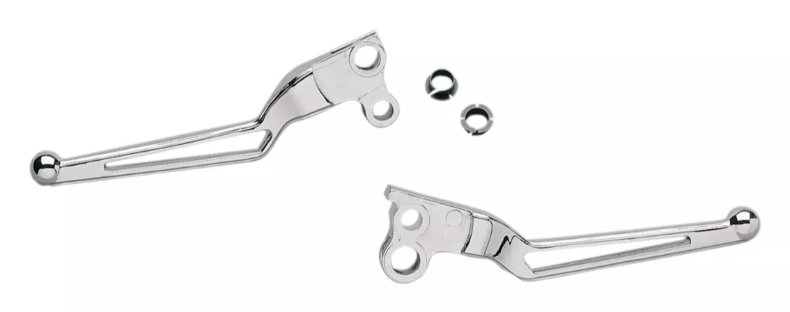Drag Specialties Stealth Series Lever Set For Harley 1982-1995