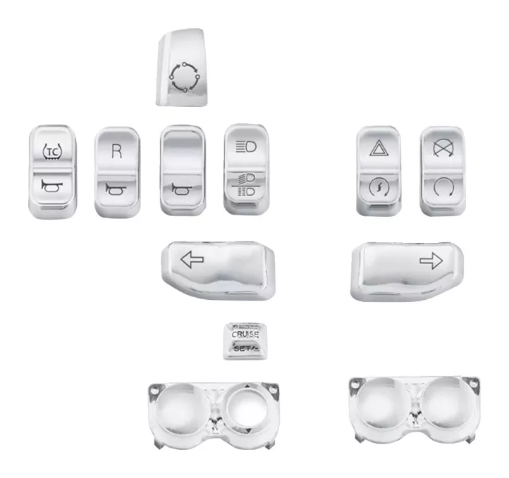Drag Specialties Switch Caps For Harley Touring 2015-2025