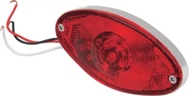Drag Specialties Taillight - Cat Eye - Ultra Thin - Red Lens-2010-0220