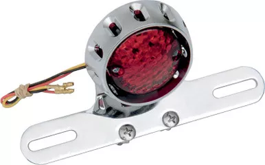 Drag Specialties Taillight/License Plate Mount – Chrome-2010-0796