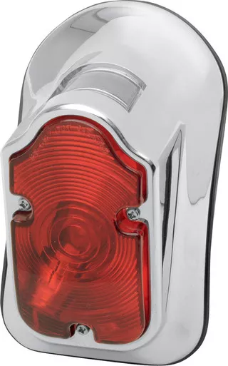 Drag Specialties Tombstone Taillight - Top Tag - Red Lens-2010-0561