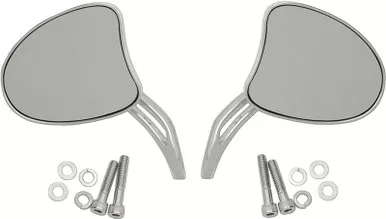 Drag Specialties Touring Mirror – Short Stem-0640-1097