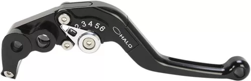 Driven Halo Adjustable Folding Black Brake Lever w/Silver Switch (DFL-AS-326)