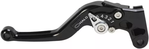Driven Halo Adjustable Folding Black Clutch Lever w/Silver Switch (DFL-AS-631)
