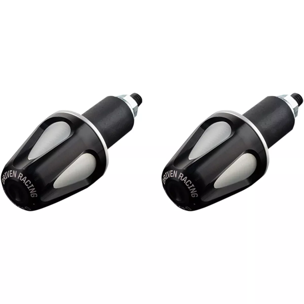 DRIVEN RACING 0634-0353 DXB-BK2 D-Axis Handlebar End Bar End Weight – Black/Silver
