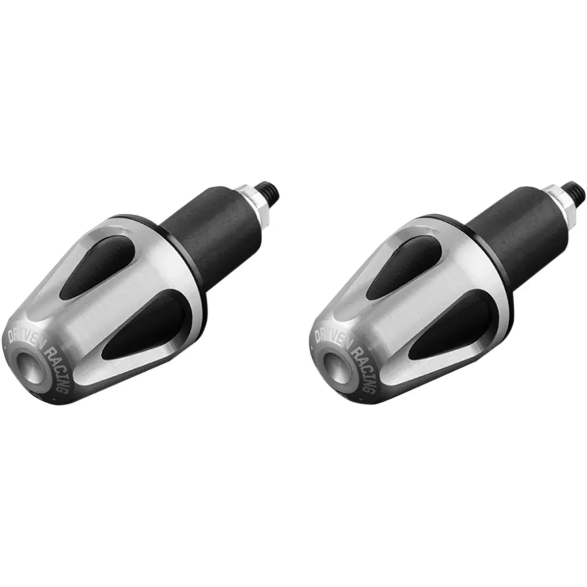 DRIVEN RACING 0634-0357 DXB-SL D-Axis Handlebar End Bar End Weight – Silver/Black