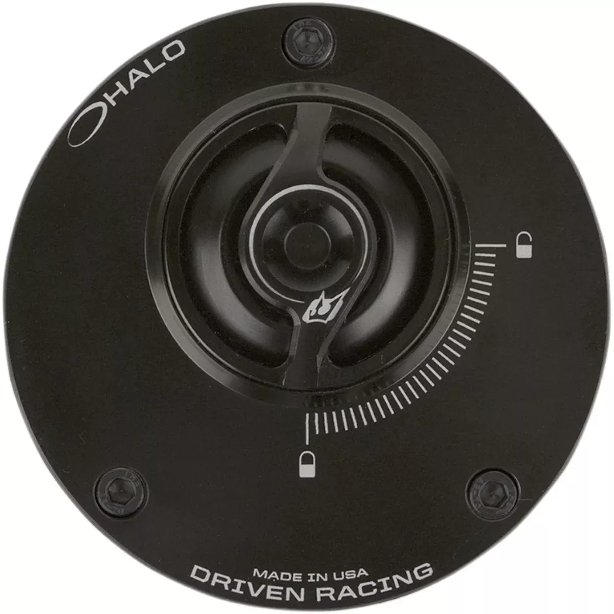 DRIVEN RACING 0703-0692 DHFC-BK Halo Fuel Cap Fuel Cap – Halo – Black