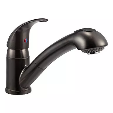 Dura Faucet DF-NMK852-VB RV Pull-Out Swivel Kitchen Sink Faucet Venetian Bronze