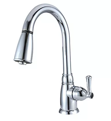 Dura Faucet DF-PK160-CP RV Non-Metallic Pull-Down Kitchen Faucet Chrome