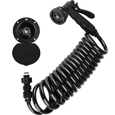 Dura Faucet DF-SA188-BK Sprayer, Hose, and Utility Spray Dock – Lockable (Black)