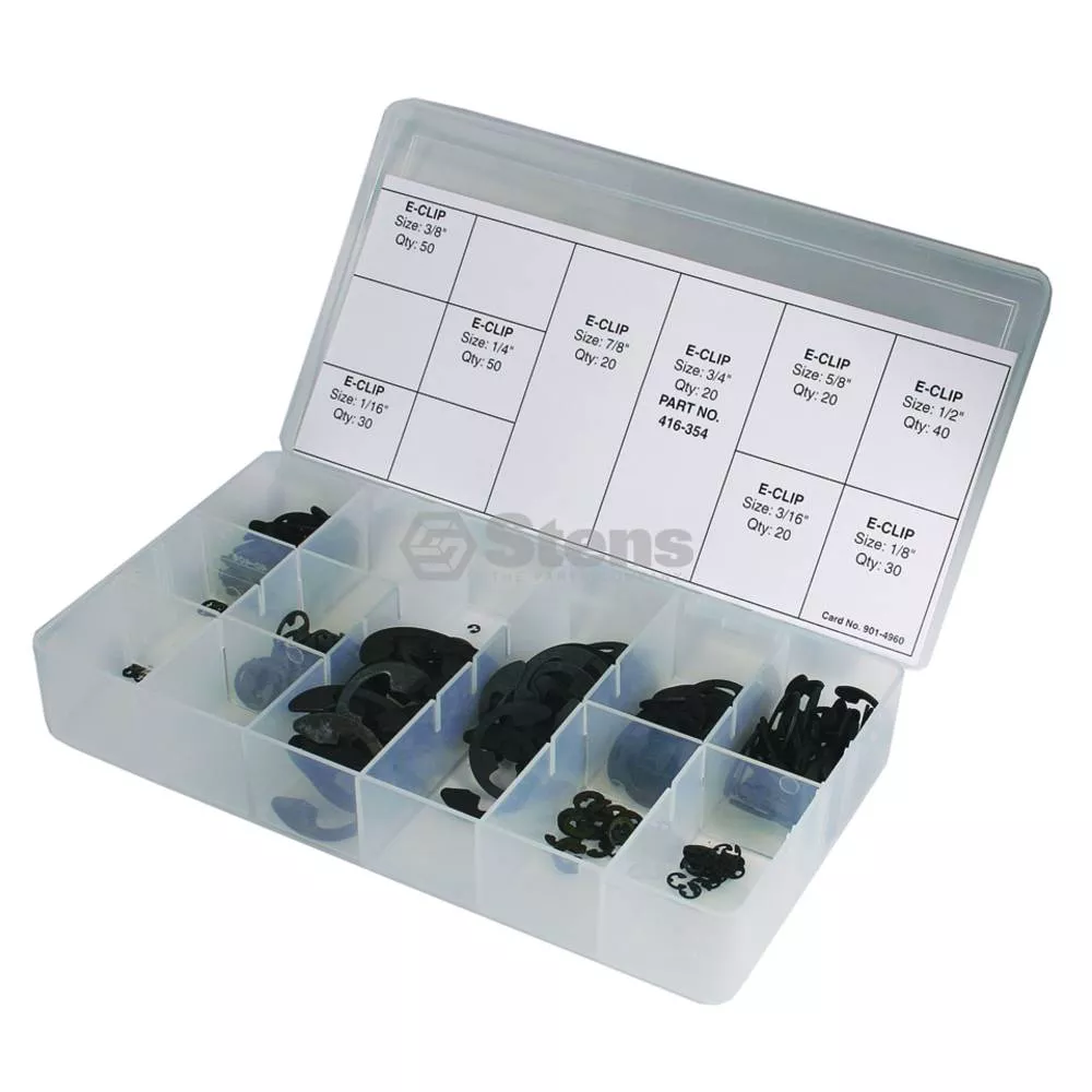 E-Clip Kit - 280 Piece Kit