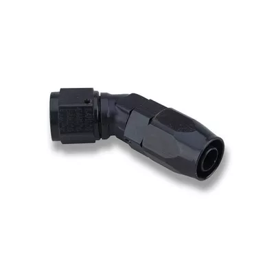 Earls #6 45 Deg Ano-Tuff Hose End - Low Profile AT804506ERL
