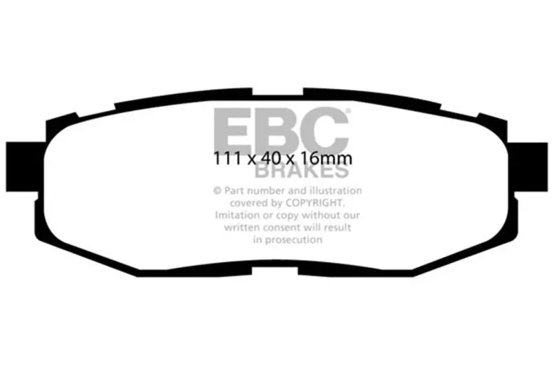 EBC 2 Greenstuff Rear Brake Pads DP21758 fits 2013-2016 Scion FR-S / 2006-2007 Subaru B9 Tribeca / 2013-2023 Subaru BRZ LIMITED / 2013-2023 Subaru BRZ Premium / 2015 Subaru BRZ Series.blue / 2019 Subaru BRZ Series.gray / 2016 Subaru BRZ Series.hyperblue
