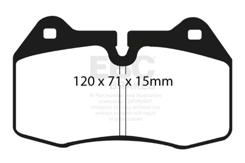 EBC Bluestuff Front Brake Pads fits 2003-2004 Infiniti G35 / 2004 Infiniti G35 X / 2003-2008 Nissan 350z / 2005 Nissan 350z 35th Anniversary Edition