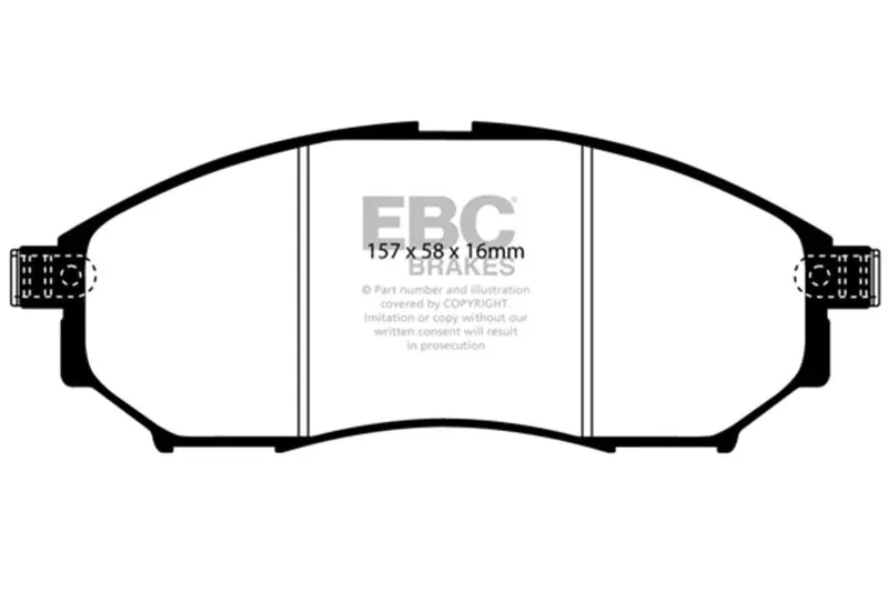 EBC Bluestuff Front Brake Pads fits 2006-2019 INFINITI / Nissan