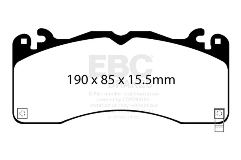 EBC Bluestuff Front Brake Pads fits 2015-2023 Ford Mustang