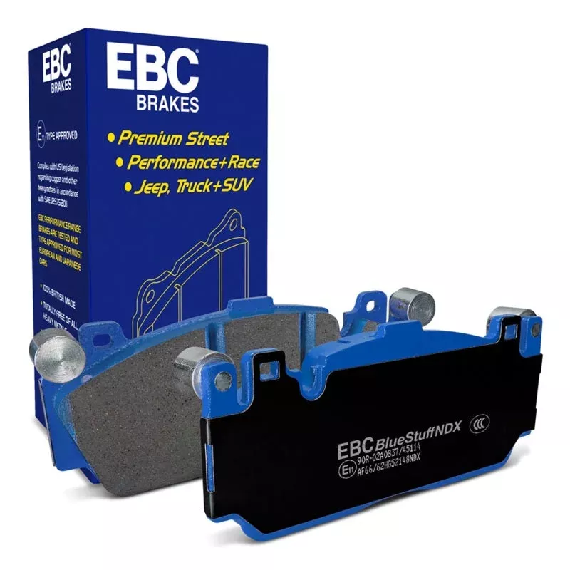 EBC Bluestuff Front Brake Pads fits 2018-2021 BMW M2 / 2015-2018 BMW M3 / 2015-2020 BMW M4 / 2013-2016 BMW M5 / 2012-2018 BMW M6 / 2014-2019 BMW M6 Gran Coupe