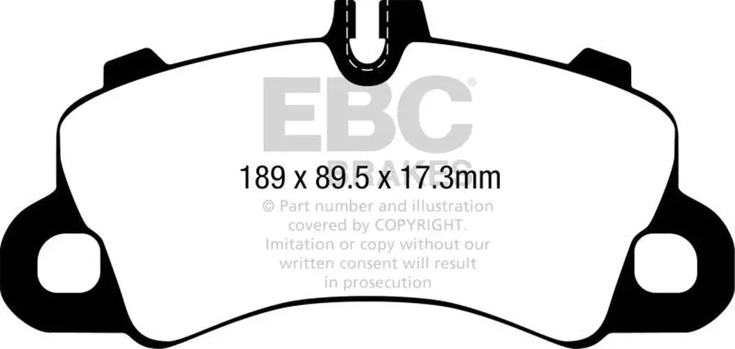 EBC Bluestuff Front Brake Pads fits 2018-2023 Porsche Cayenne