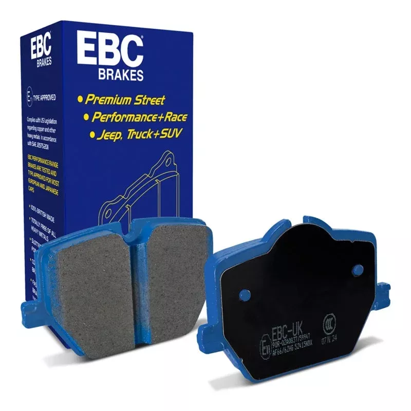 EBC Bluestuff Front Brake Pads fits 2021-2024 BMW 330e / 2021-2024 BMW 330e xDrive / 2019-2024 BMW 330i / 2019-2024 BMW 330i xDrive