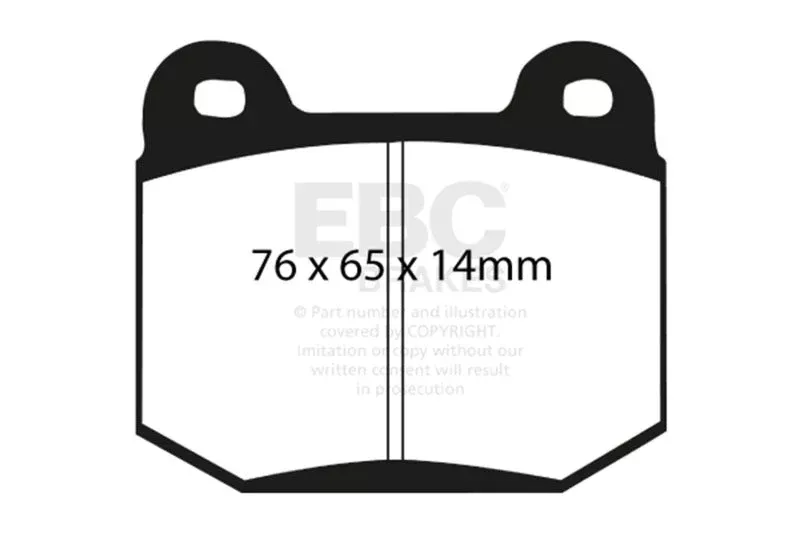 EBC Bluestuff Rear Brake Pads fits 2002-2007 Mitsubishi Lancer
