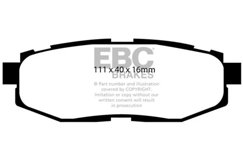 EBC Bluestuff Rear Brake Pads fits 2009-2023 Scion / Subaru / Toyota