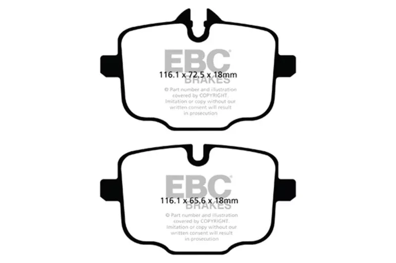 EBC Bluestuff Rear Brake Pads fits 2015-2023 BMW 5 Series, 7 Series