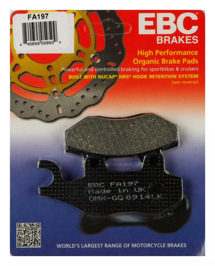 EBC FA197 Front Organic Brake Pads